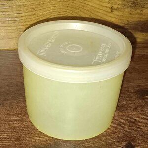 Yellow Tupperware Container Small